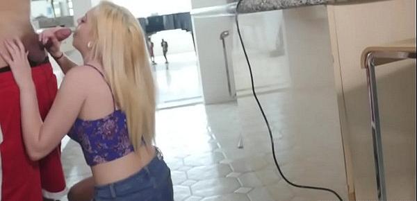  Blonde teen spanked and oil massage Fighting For Affection